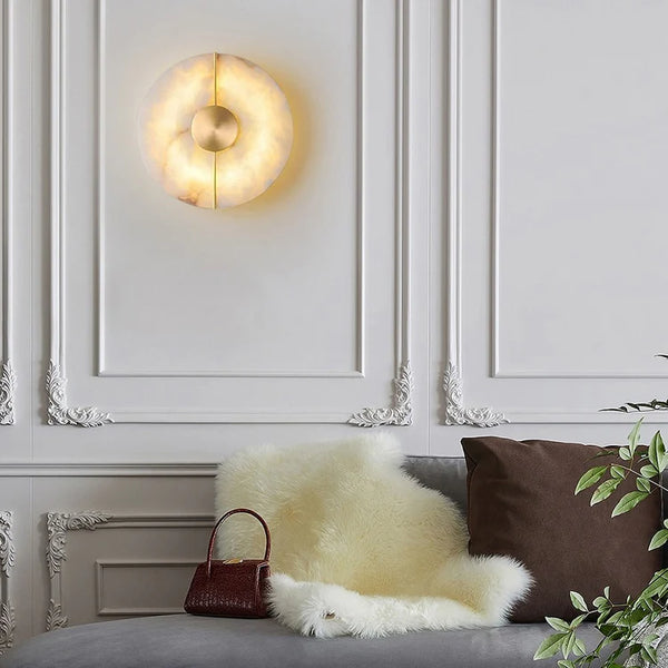 Artistic Simple Marble Wall Lamp