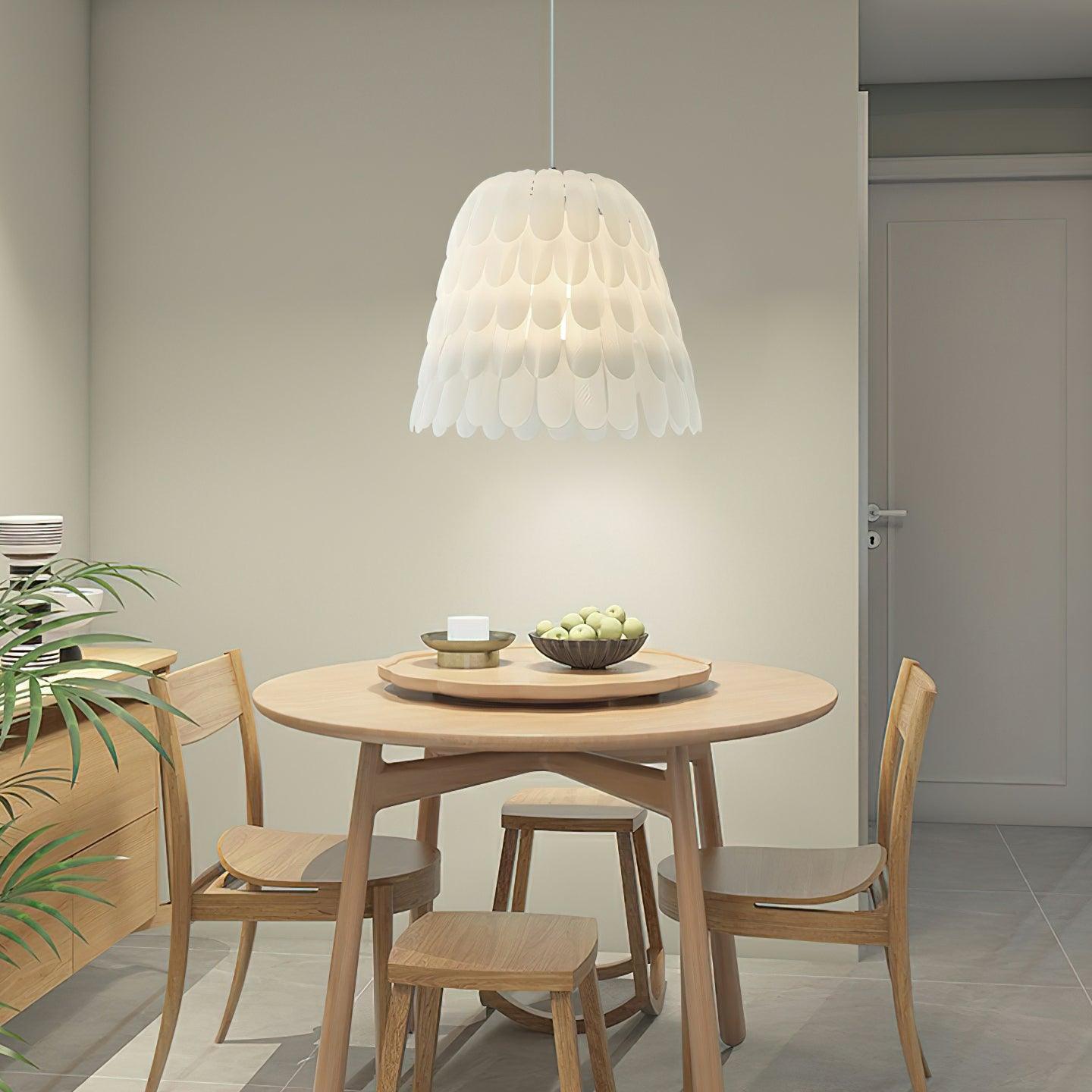 Artistic Feather Pendant Light 15.7