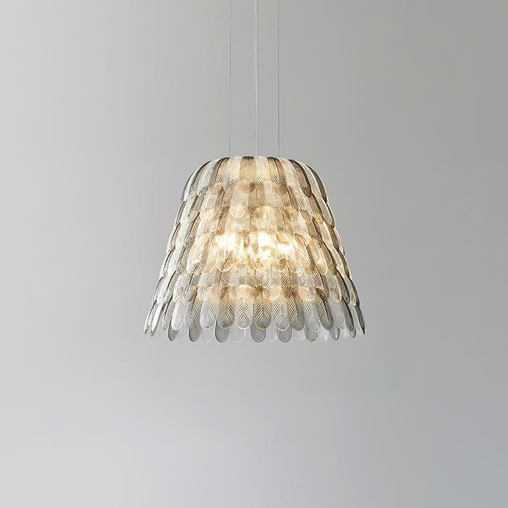 Artistic Feather Pendant Light 15.7