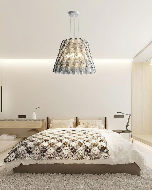Artistic Feather Pendant Light 15.7
