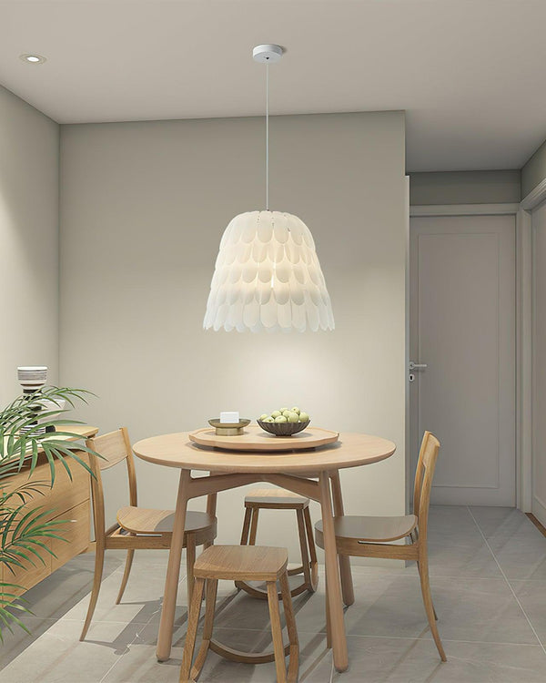 Artistic Feather Pendant Light 15.7