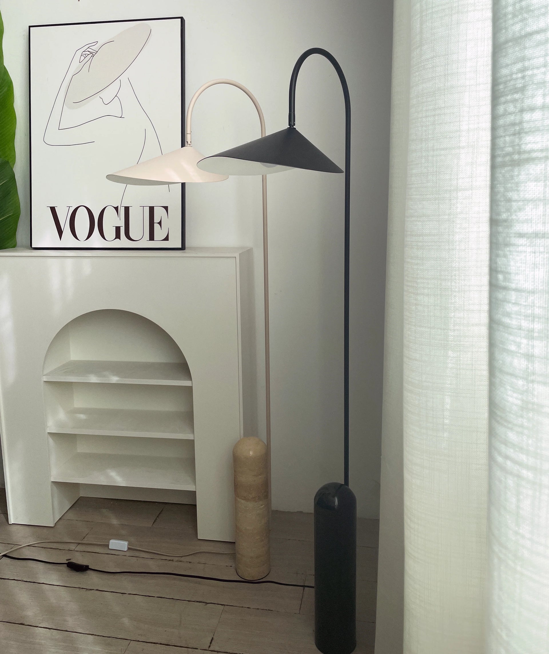 Arum Marble Floor Lamp