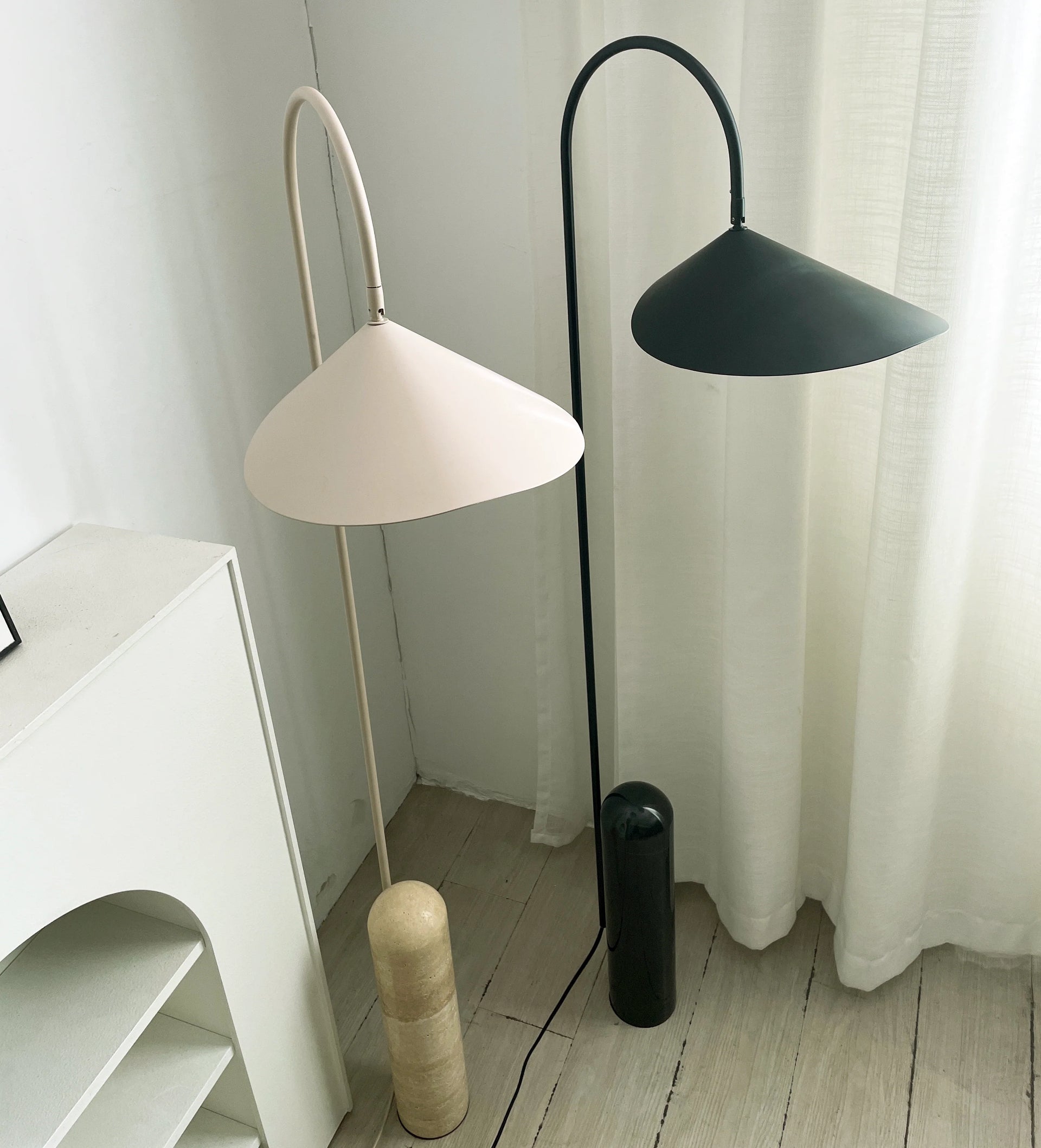 Arum Marble Floor Lamp