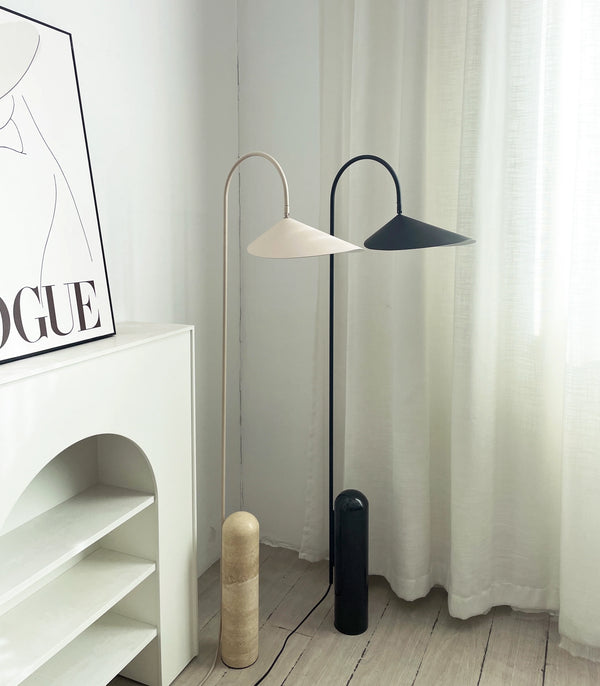 Arum Marble Floor Lamp
