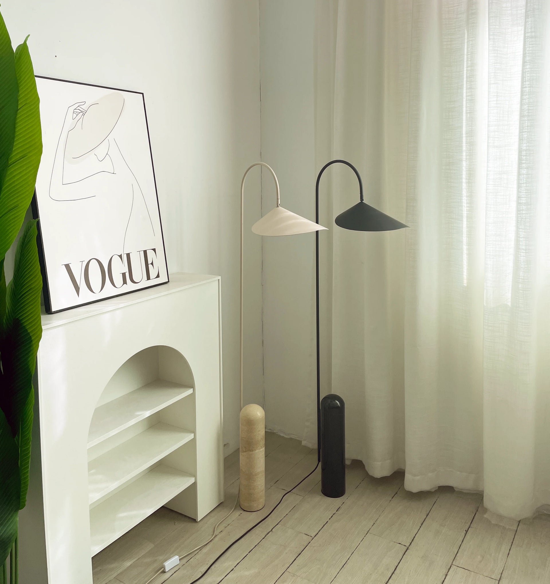 Arum Marble Floor Lamp