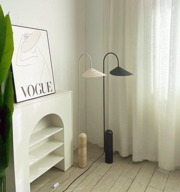 Arum Marble Floor Lamp