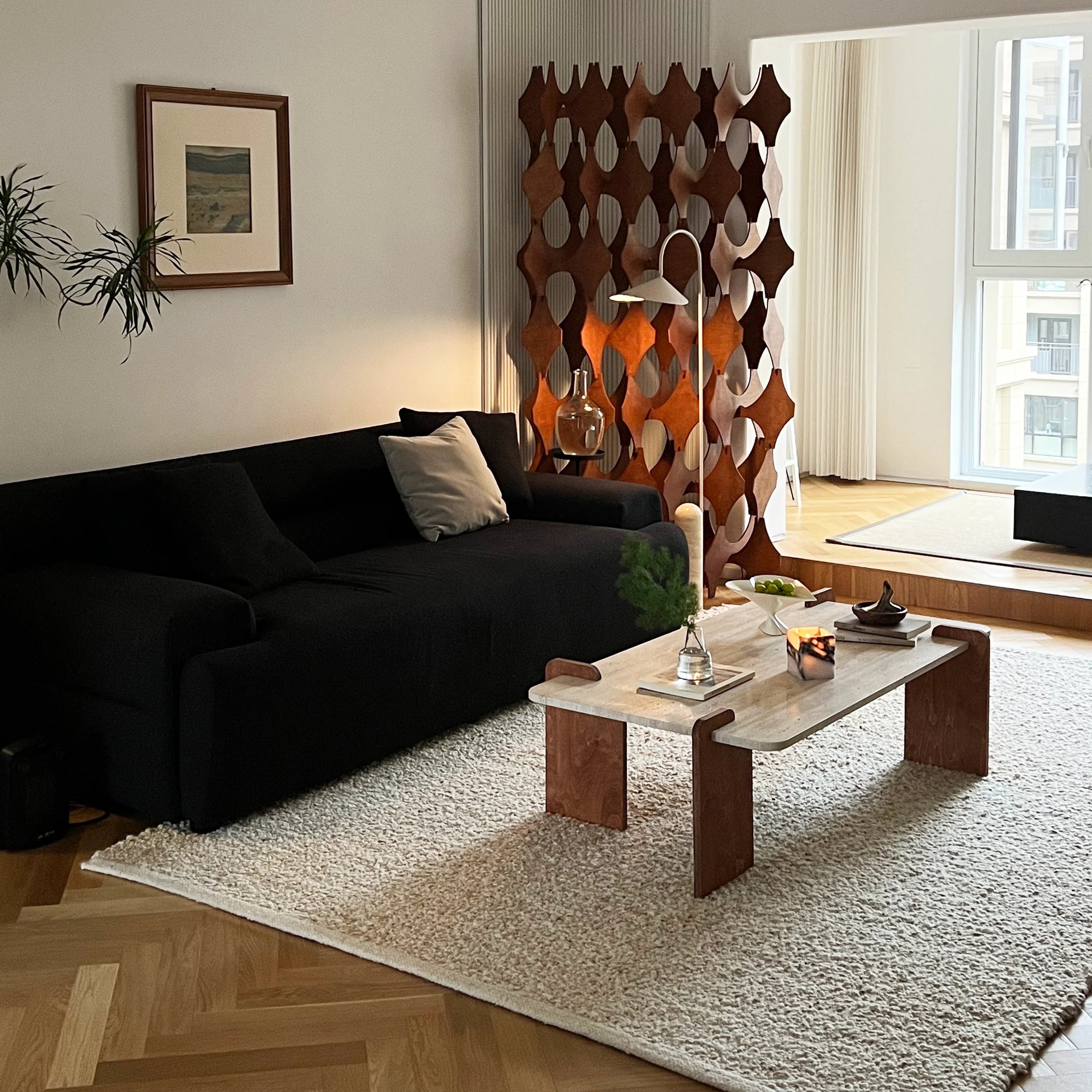 Arum Marble Floor Lamp