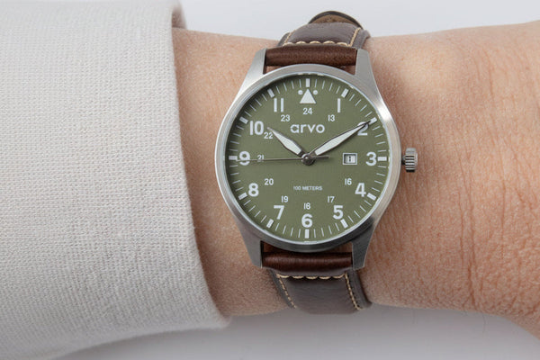 Arvo Rove Field Watch - Spring Green