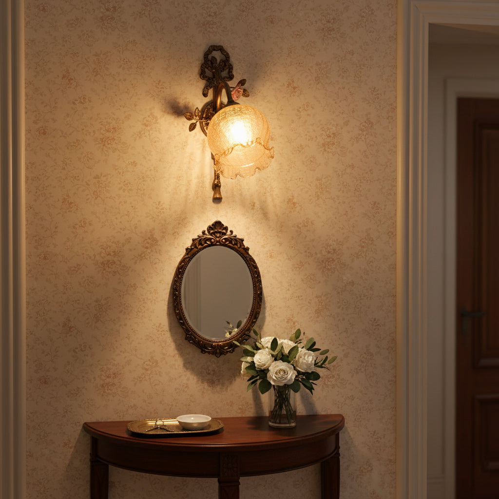 Asfour Brass Wall Lamp