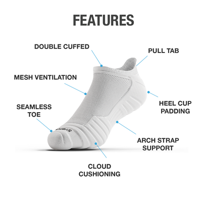 CloudFusion Athletic Cushioned Low Socks - Summer