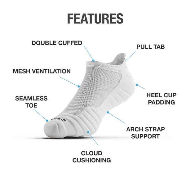 CloudFusion Athletic Cushioned Low Socks - Summer