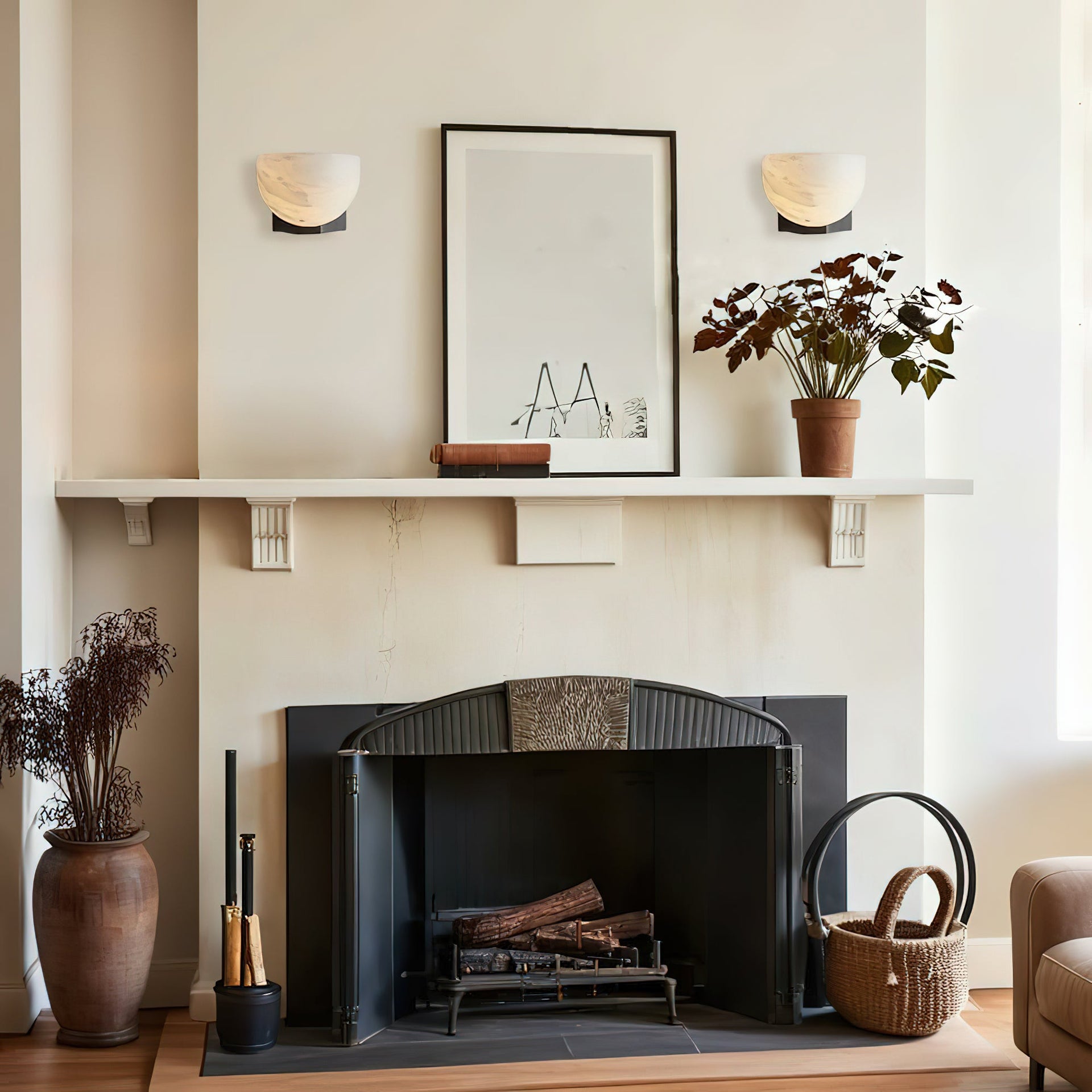 Ath Alabaster Wall Light 7.9