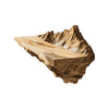 Atlas Crest Solid Wood Mountain Floating Shelf - Natural Oak / 15"W x 8"D x 9"H