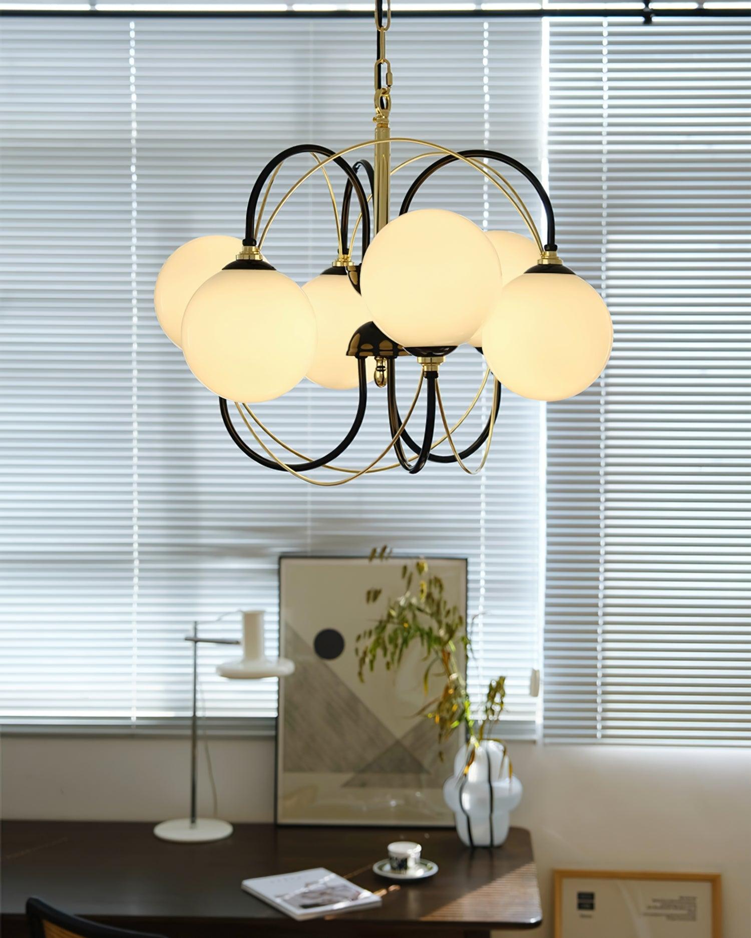 Atomic Orbit Chandelier 23.6