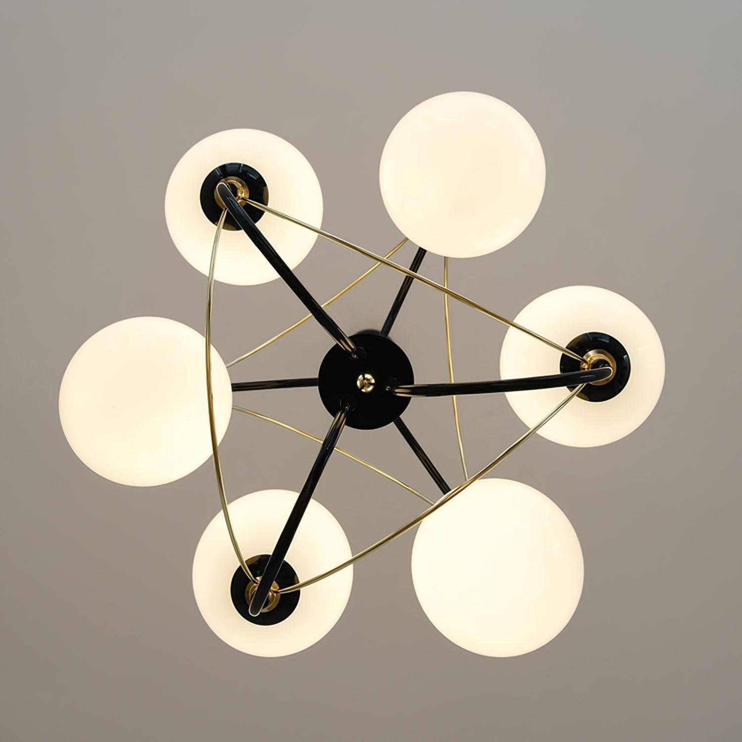 Atomic Orbit Chandelier 23.6