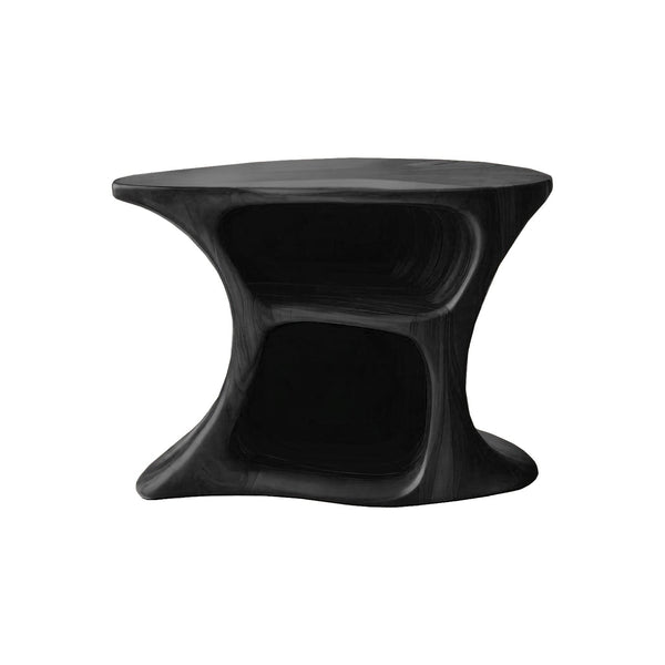 Aurea Loop Sculptural Solid Wood Record Player Stand