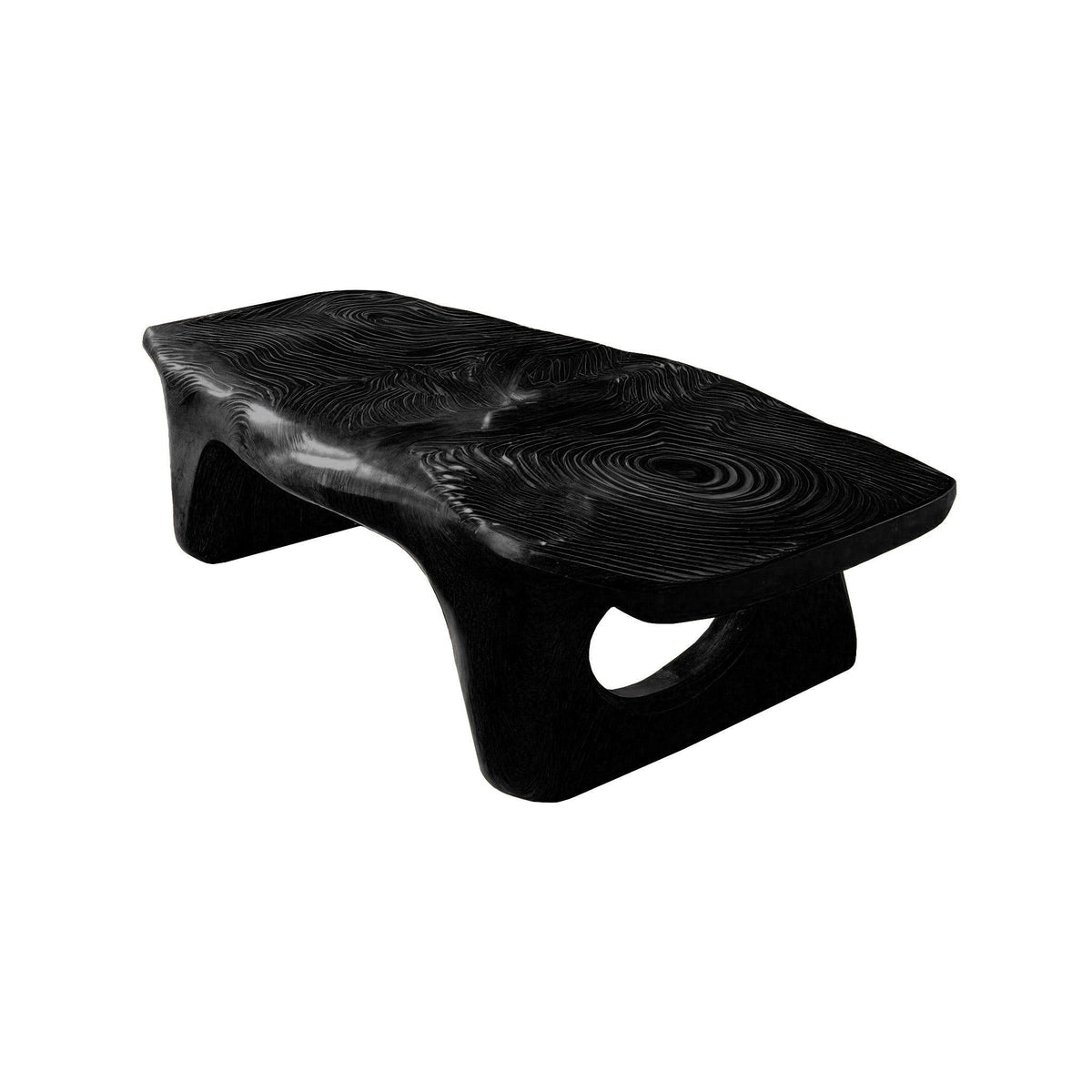 Aurelin Bloom VI Solid Wood Hand Carved Coffee Table