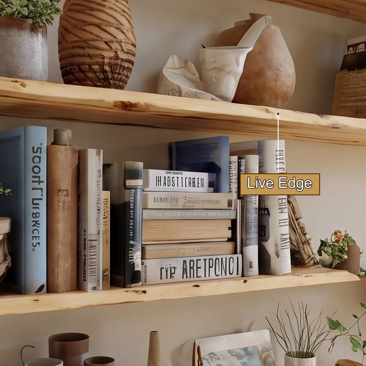 Aurelin Bloom Wall-Mounted Tree Bookshelf
