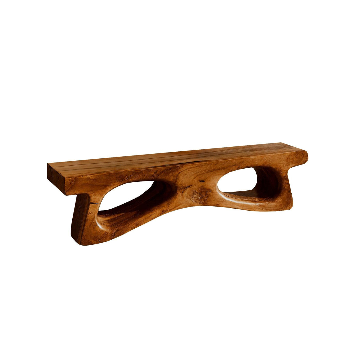 Auren Hollow Artisan Wood Bed Bench