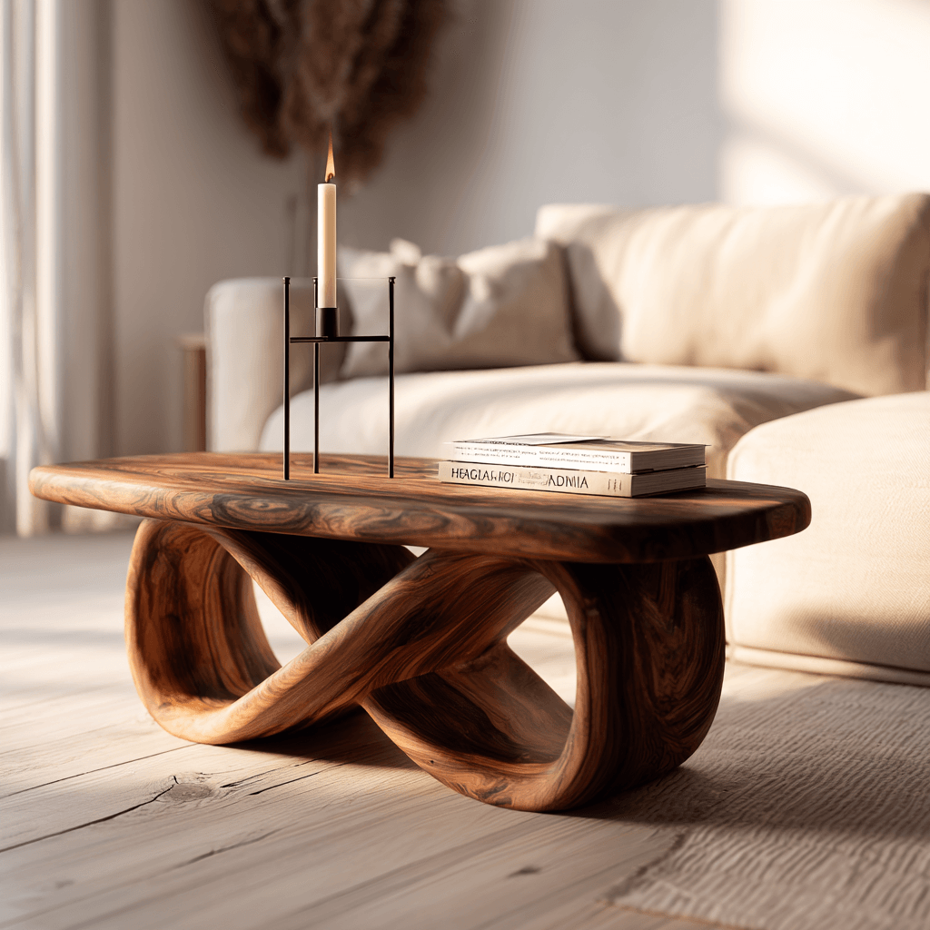 Aureon Loop Solid Wood Coffee Table