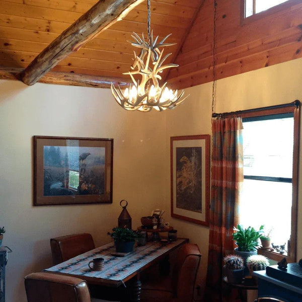 Authentic Whitetail Deer Cascade Chandelier - Large - Gifts for You 'n Me