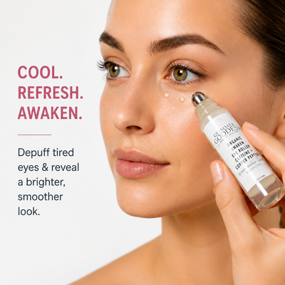 Cooling Eye Roller for Puffiness, Dark Circles & Tired-Looking Eyes