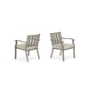 PEAKHOME Azur Patio Dining Armchair with Sunbrella® Cushions