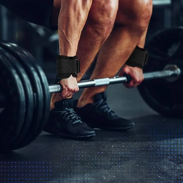 2PCS Power Hooks: Non - Slip Wrist Straps, Ideal for Gym, Pull - Ups, Powerlifting.