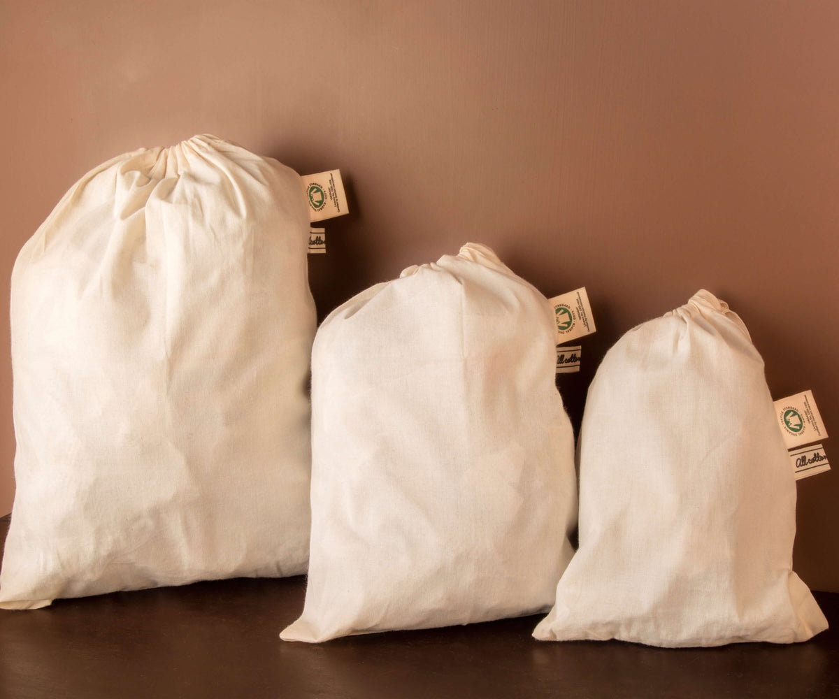 Muslin Bags - Cloth Produce Bags Drawstring