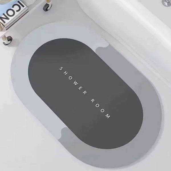 Soft cushion floor mat absorbent foot mat bathroom non-slip quick-drying toilet door carpet bathroom door mat