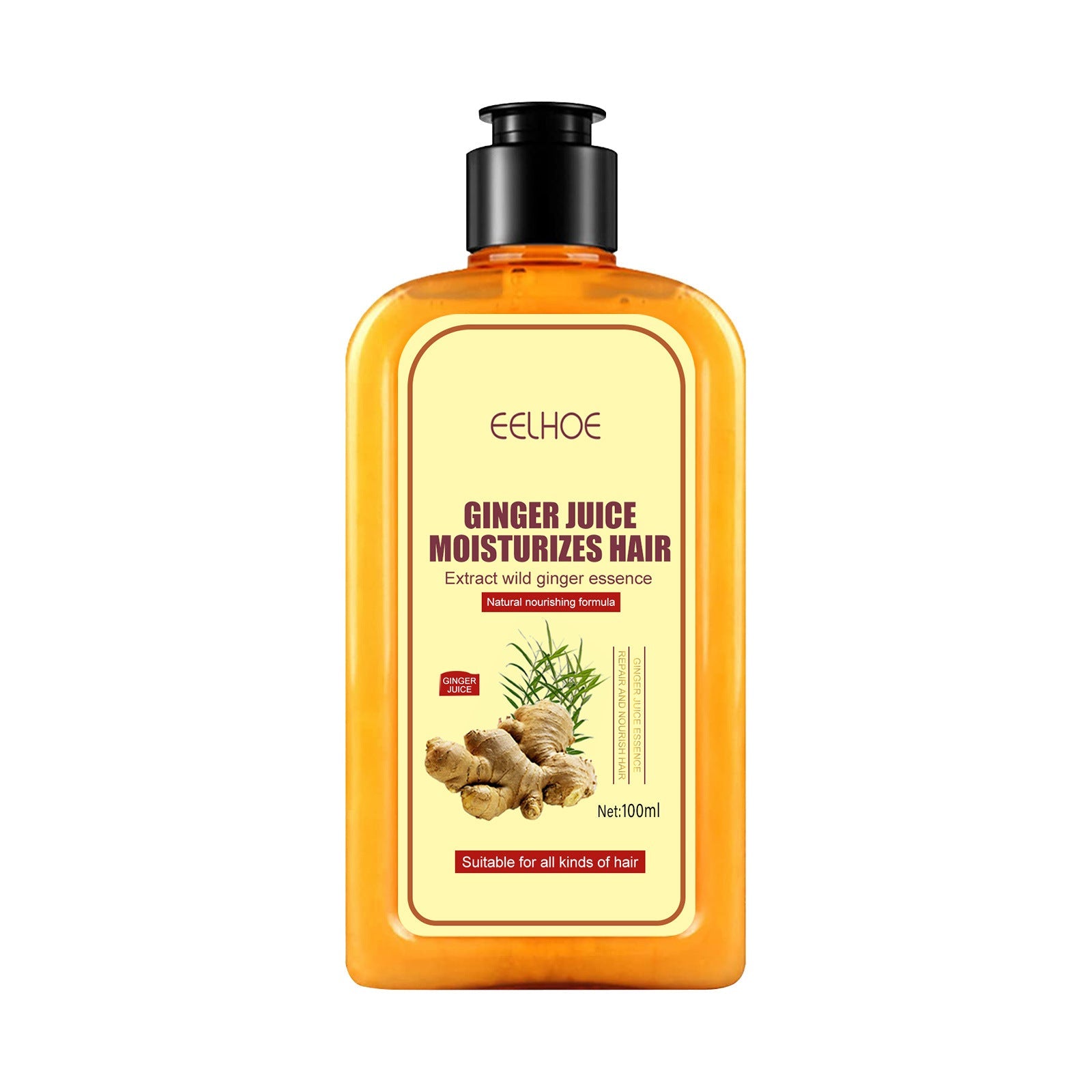 Ginger Juice Moisturizes Hair, Moisturizing And Repairing Hair Follicle Hair Strong Anti-Shampoos