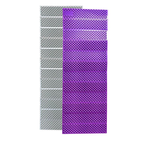 Thicken Egg Mattress. Foldable Camping Pad with Aluminum Membrane for Moisture-Proof. IXPE Foam Pad
