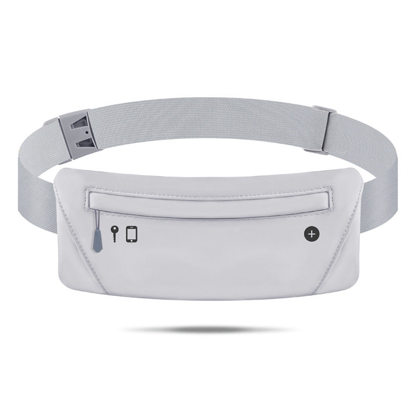 Sports chest waist bag dual-use men's and women's lightweight high-end super Pu crossbody bag outdoor internet famous running phone bag