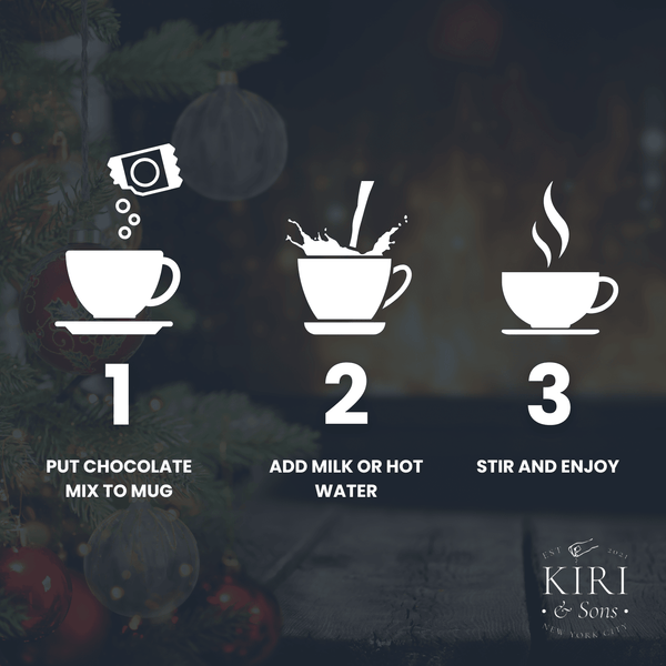 Gourmet Hot Cocoa Gift Set Cup Hot Chocolates - Set of 9 Flavors - Salted Caramel, French Vanilla, Caramel, Gingerbread, Mint, Amaretto & More - Holiday Christmas Gifts For Her, Him, Kids
