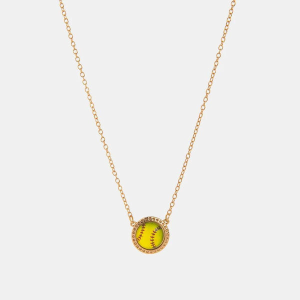 Sporty Element Resin Necklace
