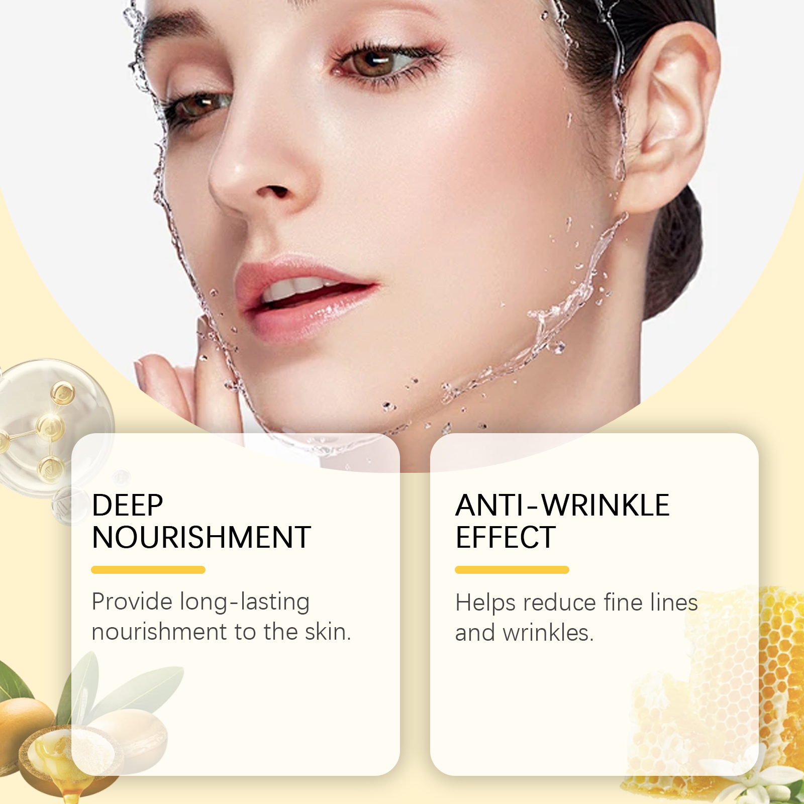 Propolis Moisturizer Stick, Long-Lasting Moisturizing And Gentle Care Of Dry Skin Daily Skin Care Facial Moisturizer Stick