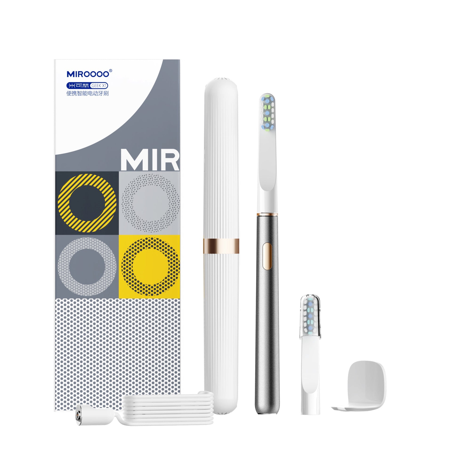 Soundwave electric toothbrush intelligent vibration magnetic charging electric toothbrush