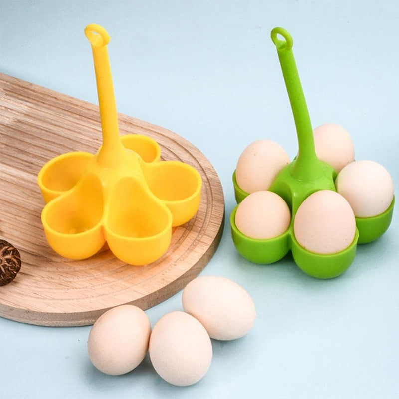 5 - Hole High - Temp Resistant Silicone Egg Cooker, Food - Grade for Making Complementary Food