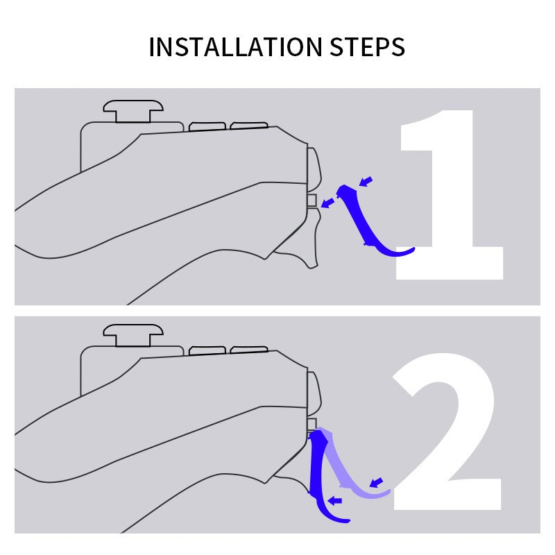 Suitable for PS4 handle L2 R2 extended button PS4 extended button trigger button extended extended extended button rubber pad