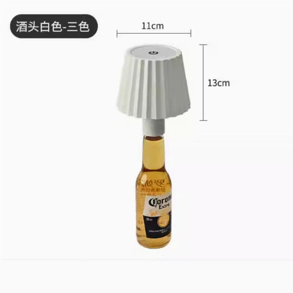 LED Creative Wine Bottle Light for Bar: Movable, Rechargeable, RGB Dimmable Decorative Bottle Lamp