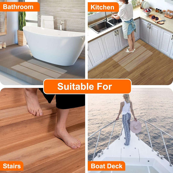 16 Pack Non-Slip Stair Treads, 4