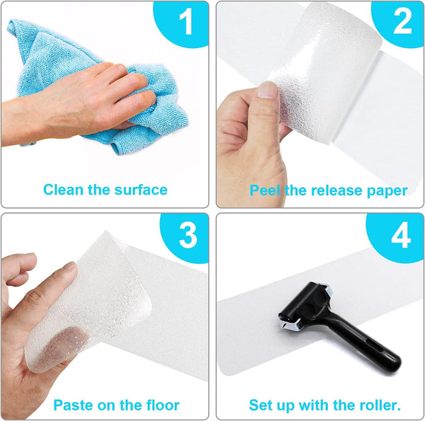 16 Pack Non-Slip Stair Treads, 4