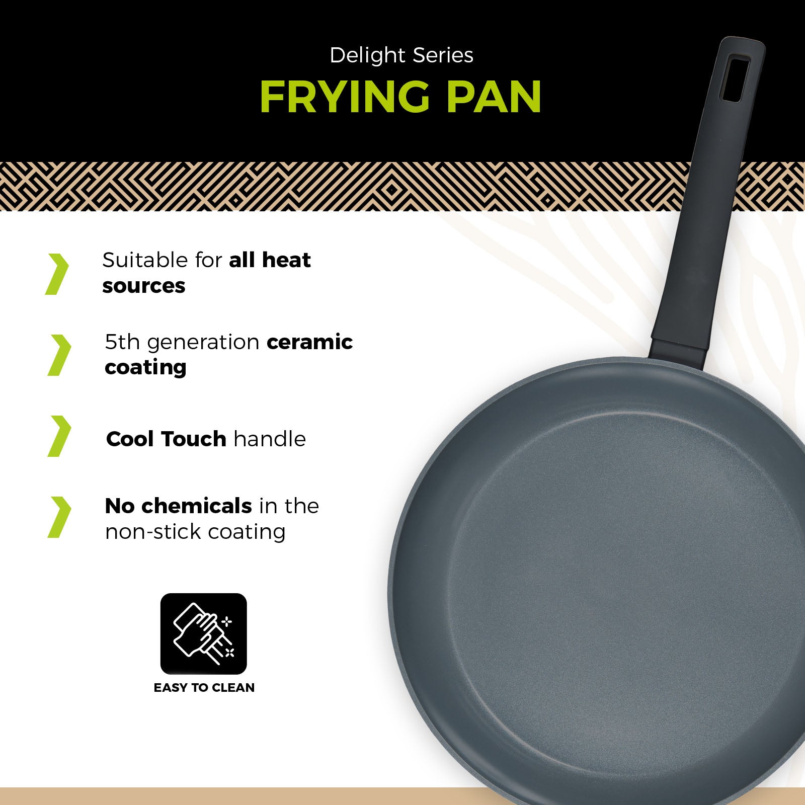 BE | LIVING Delight Series frying pans