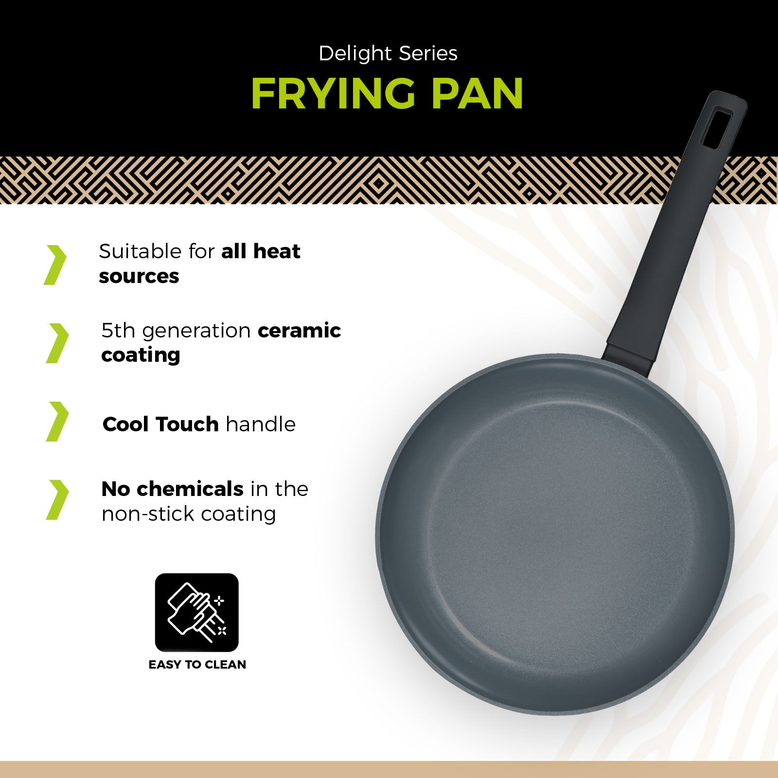 BE | LIVING Delight Series frying pans