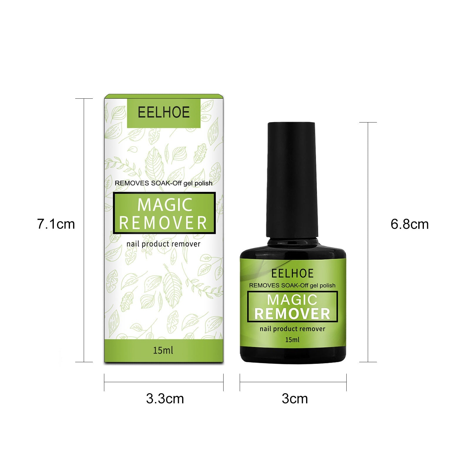 EELHOE Bursting Nail Polish Remover Nail Polish Remover Nail Polish Remover Nail Polish Manicure Shop Special Magic Nail Polish Remover