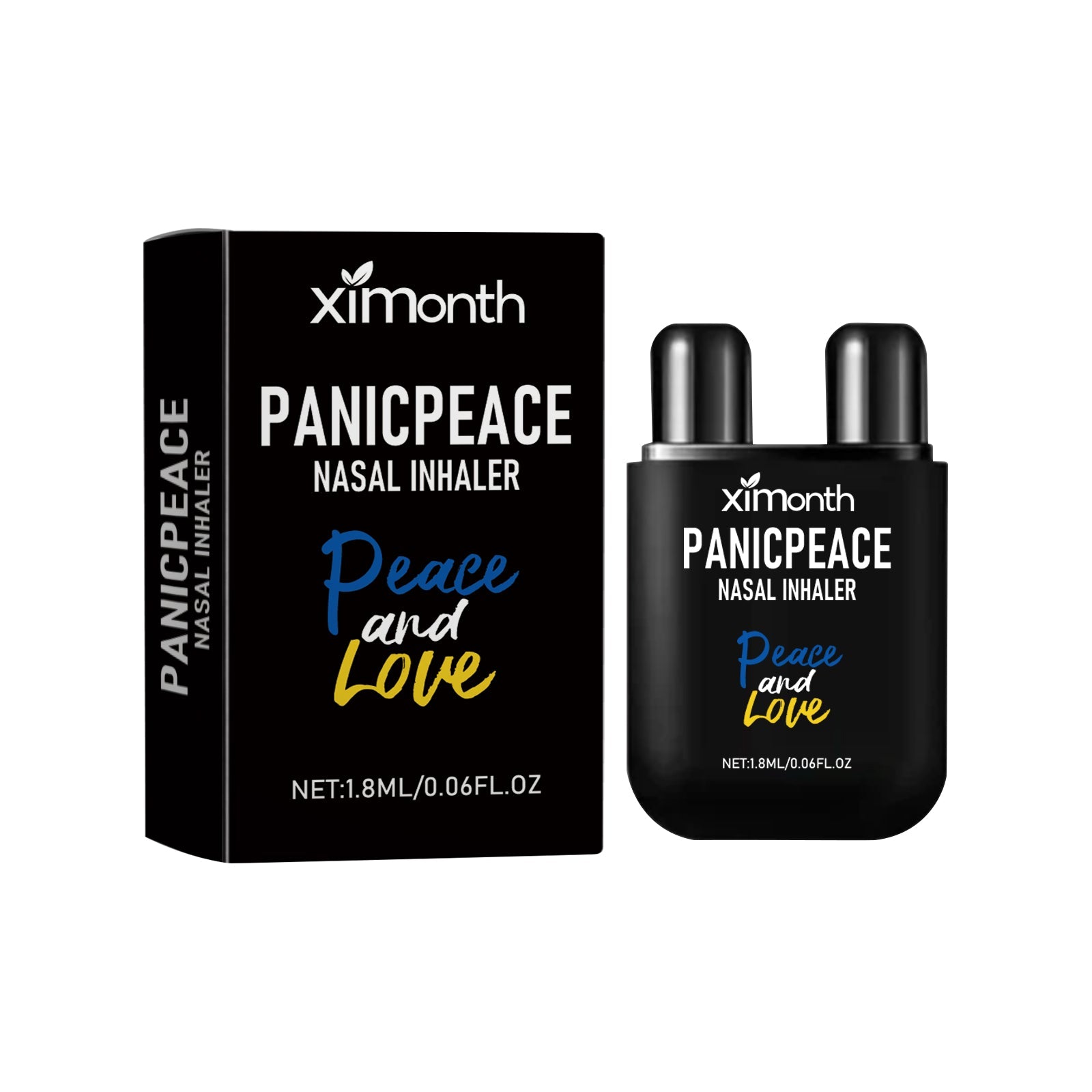 Panicpeace Nasal Inhaler, Refresh The Mind, Relax The Body And Mind, Relieve Body Fatigue, Cool The Nose, Moisturize The Skin, Tighten The Female Body, Massage The Body And Mind Pleasuressage For Physical And Mental Pleasure