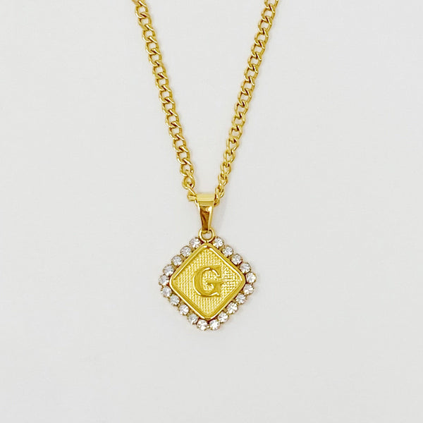 Aztec Delight Initial Necklace