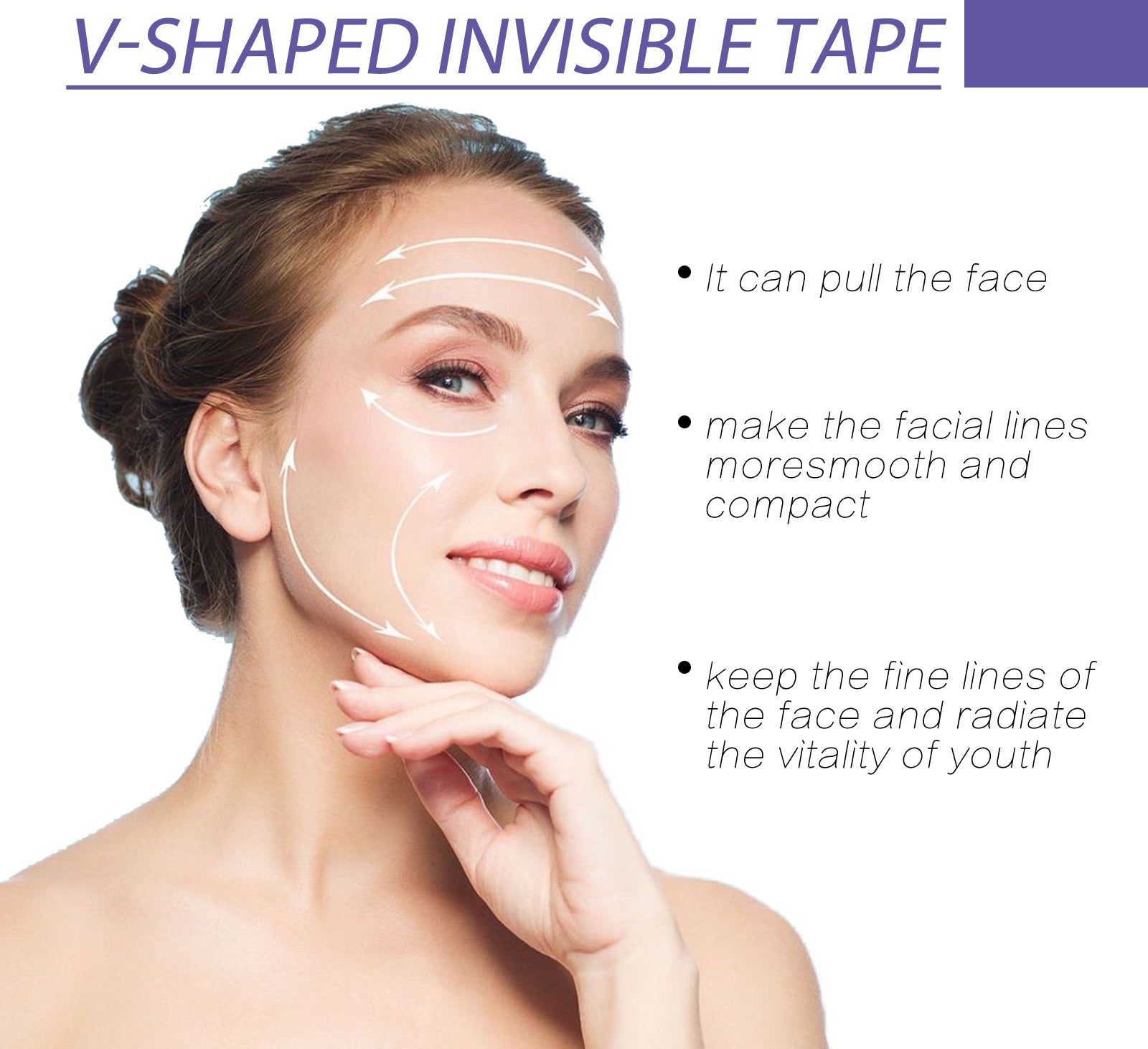 V Face Lift Face Lift To Tighten Chin And Soften Fine Lines Shaped V Melon Seed Face