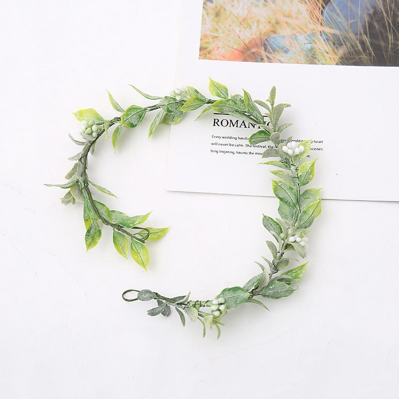 Beach vacation photo wreath headdress bride bridesmaid headdress headdress flower