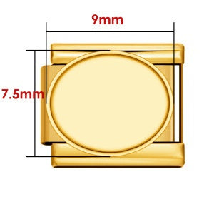 DIY Personalized Photo Picture Frame Making Titanium Steel Watch Band Chain Fashion Splicing Modular Bracelet